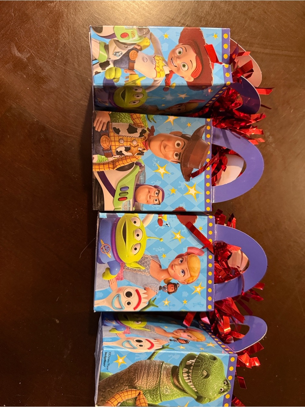 Toy Story Party Balloon Weights - Blue Character Design